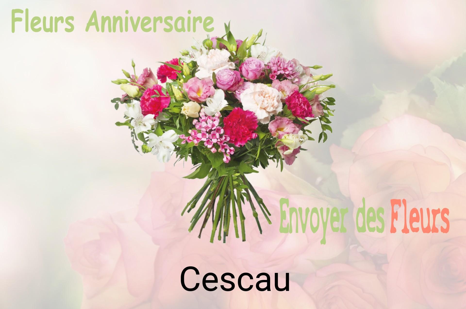 Bouquet de fleurs d’anniversaire livré à Cescau